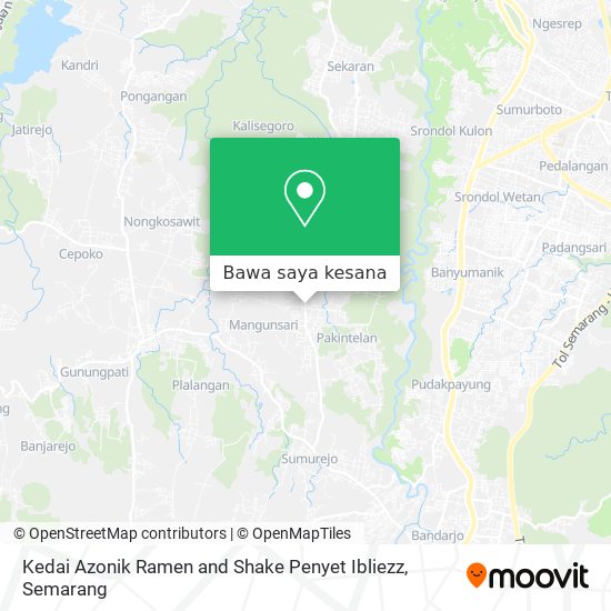 Peta Kedai Azonik Ramen and Shake Penyet Ibliezz