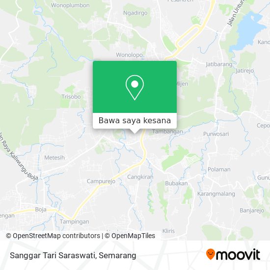 Peta Sanggar Tari Saraswati