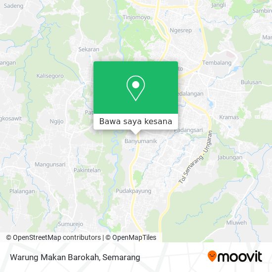 Peta Warung Makan Barokah