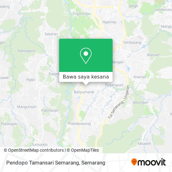 Peta Pendopo Tamansari Semarang