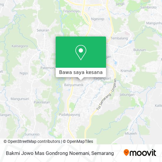 Peta Bakmi Jowo Mas Gondrong Noemani