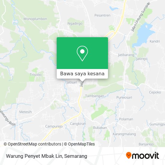 Peta Warung Penyet Mbak Lin