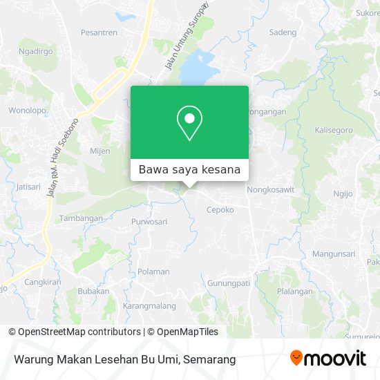 Peta Warung Makan Lesehan Bu Umi