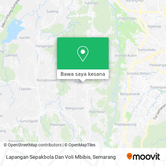 Peta Lapangan Sepakbola Dan Voli Mbibis