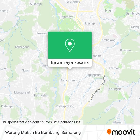 Peta Warung Makan Bu Bambang