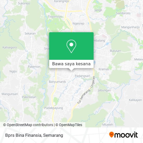 Peta Bprs Bina Finansia