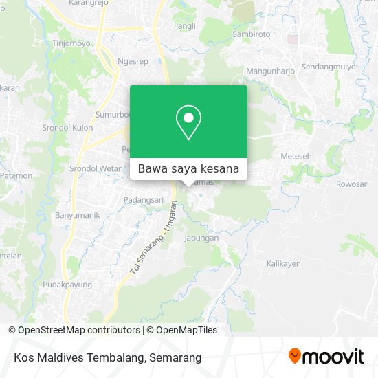 Peta Kos Maldives Tembalang