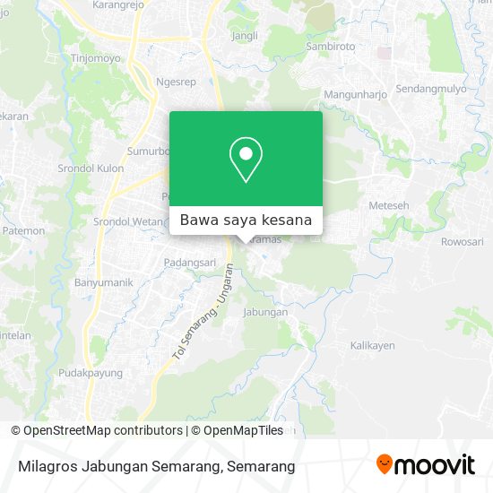 Peta Milagros Jabungan Semarang