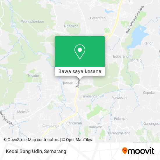 Peta Kedai Bang Udin