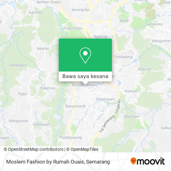 Peta Moslem Fashion by Rumah Ouais