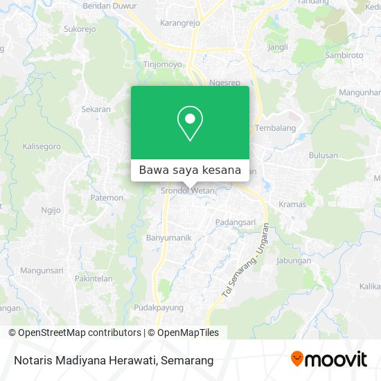 Peta Notaris Madiyana Herawati