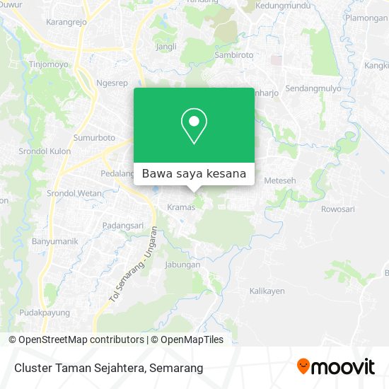 Peta Cluster Taman Sejahtera