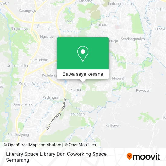 Peta Literary Space Library Dan Coworking Space