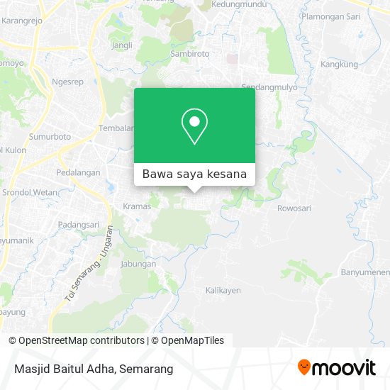 Peta Masjid Baitul Adha