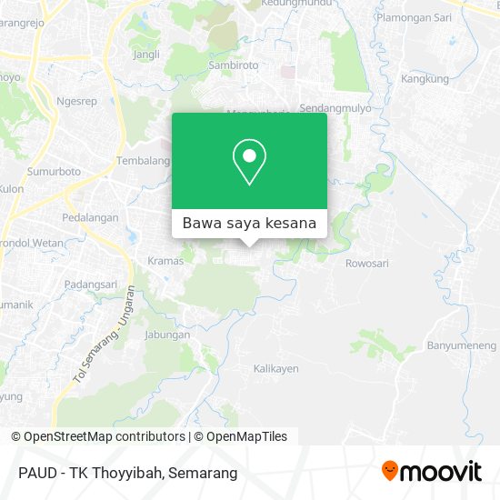 Peta PAUD - TK Thoyyibah