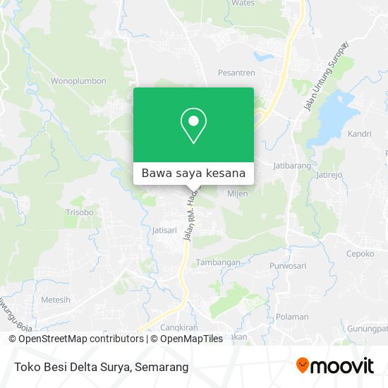 Peta Toko Besi Delta Surya