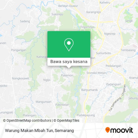 Peta Warung Makan Mbah Tun