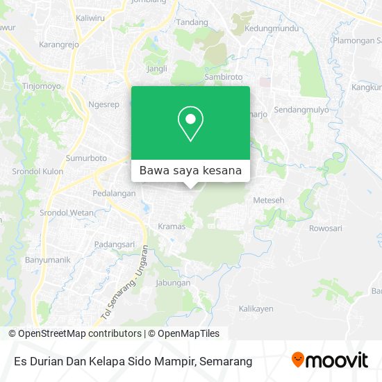Peta Es Durian Dan Kelapa Sido Mampir