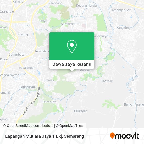 Peta Lapangan Mutiara Jaya 1 Bkj