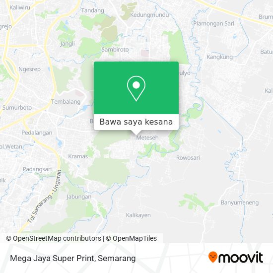 Peta Mega Jaya Super Print