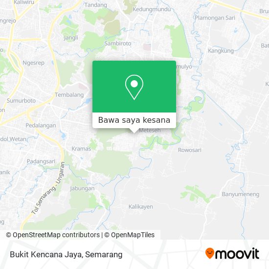 Peta Bukit Kencana Jaya