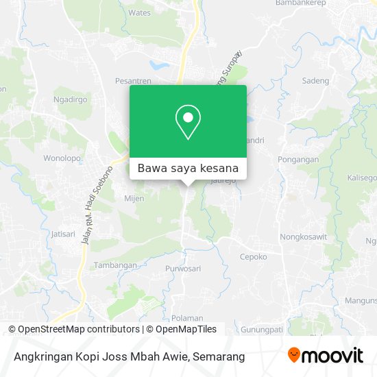 Peta Angkringan Kopi Joss Mbah Awie