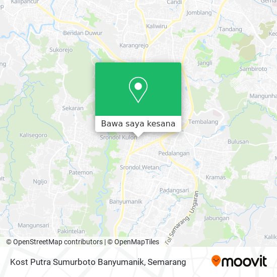 Peta Kost Putra Sumurboto Banyumanik