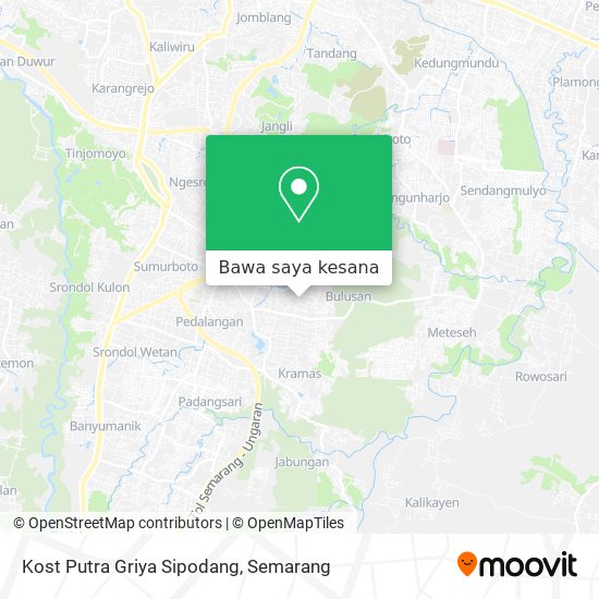 Peta Kost Putra Griya Sipodang