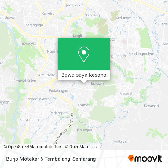 Peta Burjo Motekar 6 Tembalang
