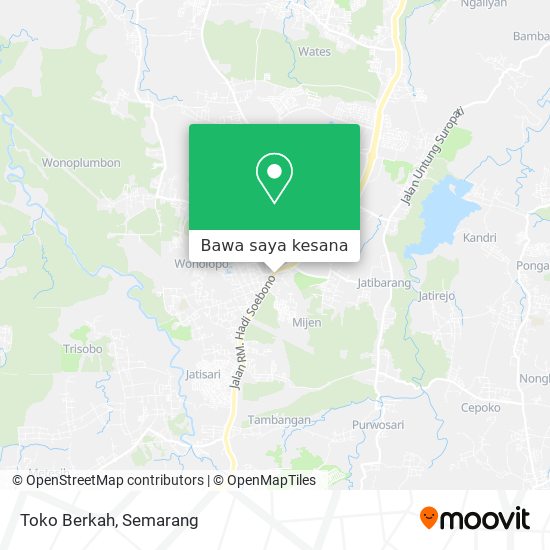 Peta Toko Berkah