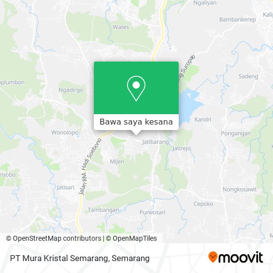 Peta PT Mura Kristal Semarang