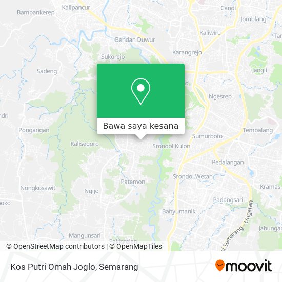 Peta Kos Putri Omah Joglo
