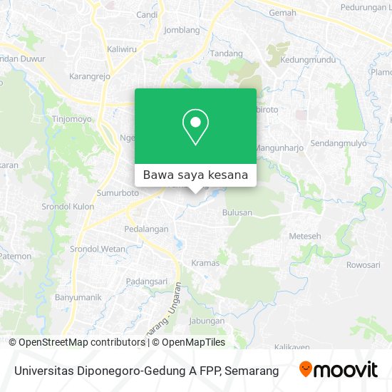 Peta Universitas Diponegoro-Gedung A FPP