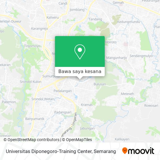 Peta Universitas Diponegoro-Training Center