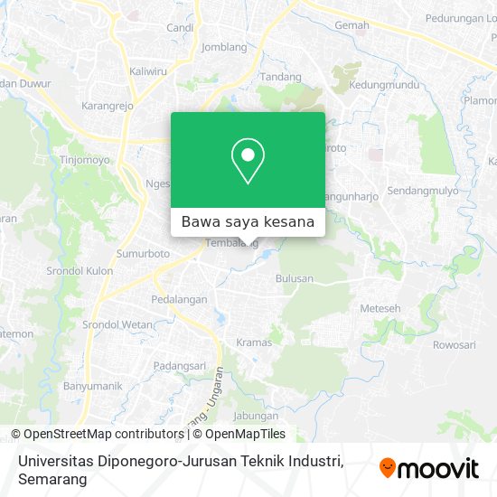 Peta Universitas Diponegoro-Jurusan Teknik Industri