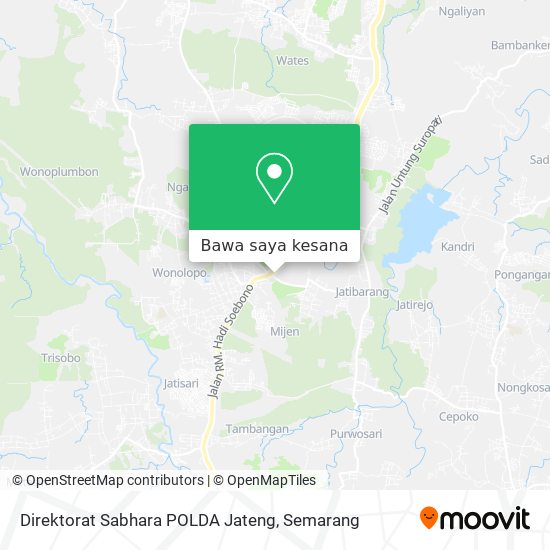 Peta Direktorat Sabhara POLDA Jateng