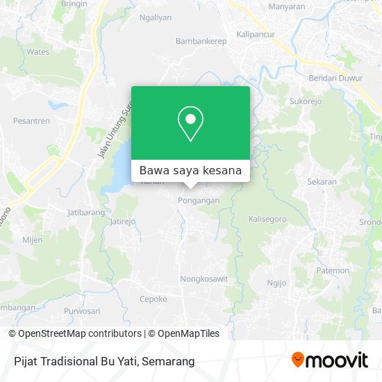 Peta Pijat Tradisional Bu Yati