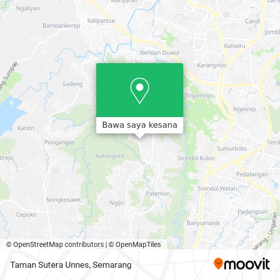 Peta Taman Sutera Unnes