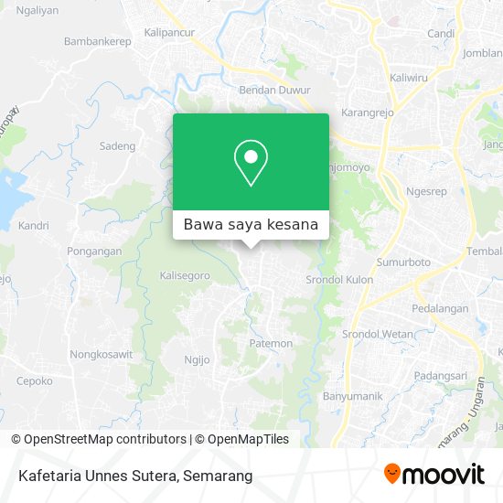Peta Kafetaria Unnes Sutera