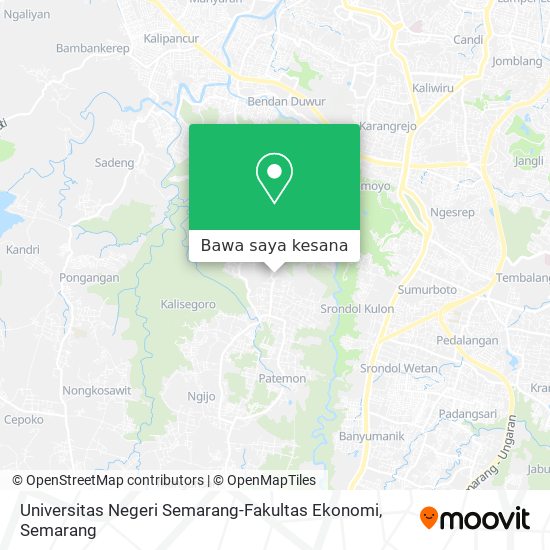 Peta Universitas Negeri Semarang-Fakultas Ekonomi