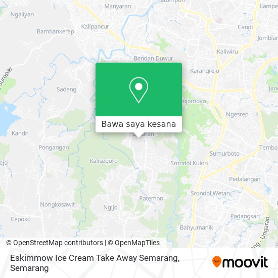 Peta Eskimmow Ice Cream Take Away Semarang