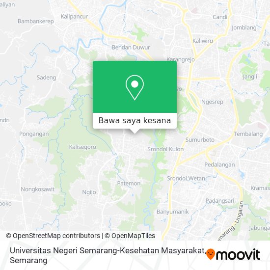 Peta Universitas Negeri Semarang-Kesehatan Masyarakat