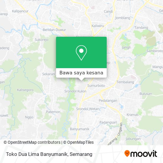 Peta Toko Dua Lima Banyumanik