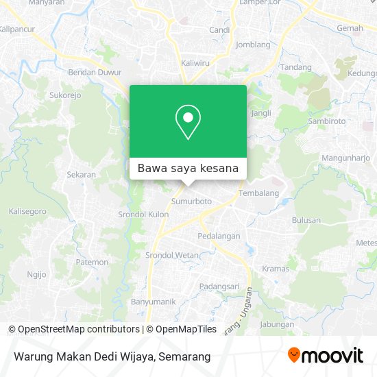 Peta Warung Makan Dedi Wijaya