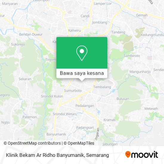 Peta Klinik Bekam Ar Ridho Banyumanik