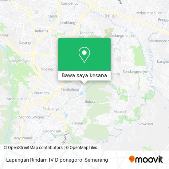 Peta Lapangan Rindam IV Diponegoro
