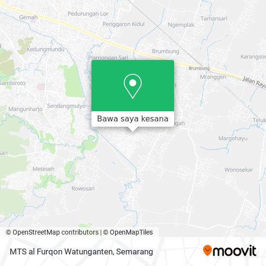 Peta MTS al Furqon Watunganten