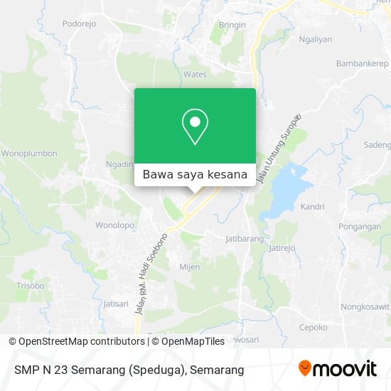 Peta SMP N 23 Semarang (Speduga)