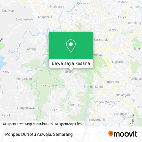 Peta Ponpes Durrotu Aswaja
