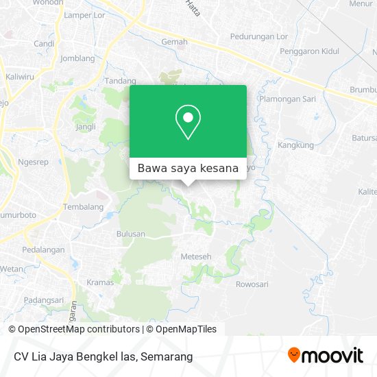 Peta CV Lia Jaya Bengkel las